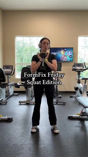 FormFix Friday: Squat Edition 🏋️‍♀️ Your squat doesn’t need to be perfect — but a few small tweaks can make a huge difference in strength, stability, and injury prevention. Think: • Chest proud • Knees tracking over toes • Sit down, not just back • Control the descent Strong legs start with strong form. Drop your squat questions in the comments!! DC: BECCAAES | @ehplabs #gymtok #formfix #squats #gymmotivation #fitnesstips