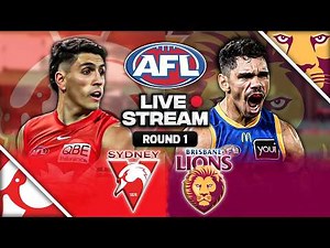 Sydney Swans vs Brisbane Lions | AFL Round 1, 2026 Live Watch Along