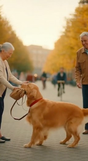 Bag Snatched in Seconds — A Golden Retriever Becam.mov #DogRescue #goldenretriever #RescueStory