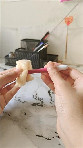 Diy sponge dabber #shorts #art #spongebob #craft #trending