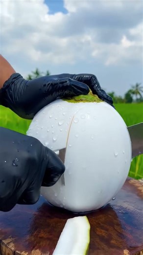 Let's Cutting White Coconut Beauty #shorts