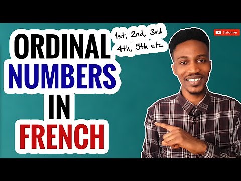 Ordinal Numbers in French: First, Second, Third etc