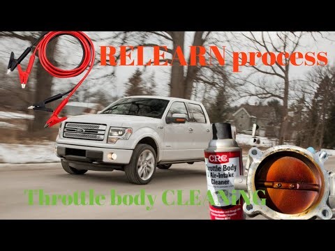 F150 - Throttle Body Cleaning & Recalibration in under 5 minutes- Do this every 50k for best MPG