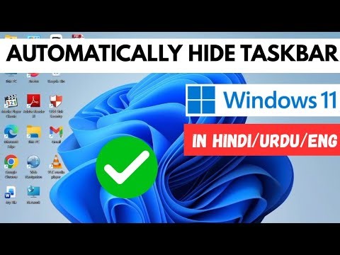 How to Hide and Unhide Taskbar in Windows 11