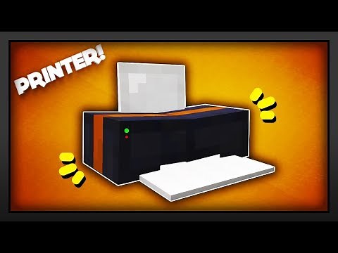 Minecraft - How To Make A Printer