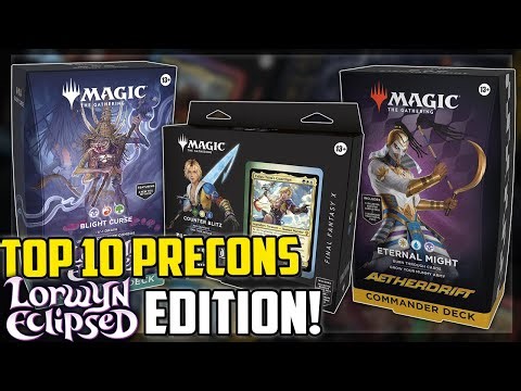 Top 10 Best Precon Decks For Commander! (2026 Update!) - Magic: The Gathering