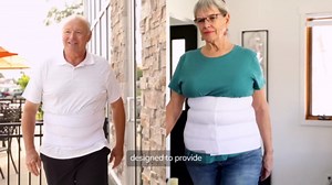 BraceAbility Plus Size Abdominal Binder for Post Surgery Recovery - Bariatric Stomach Hernia Belt, Post Partum Waist Binder, Diastasis Recti Obese Belly Support Band for Big Men and Women (3XL 12")