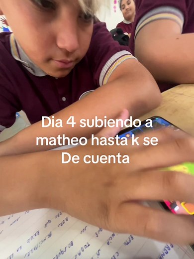 Dia 4: Subiendo Matheo hasta que se dé cuenta
