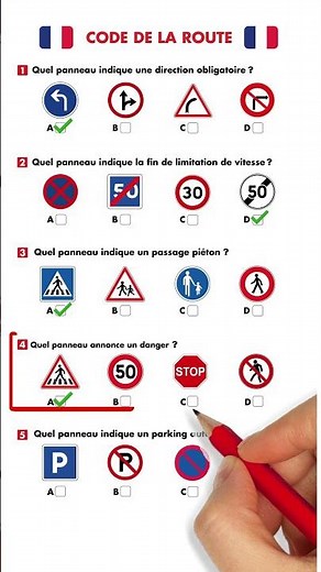 QUIZ CODE DE LA ROUTE 2026 : Peux-tu faire un 5/5 ? 🚗🇫🇷