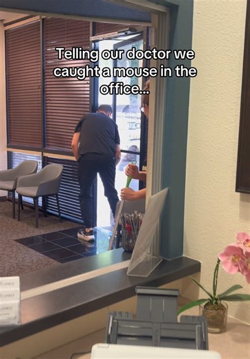 Prank wars has started in the office. 🐁 #mouseprank #funny #prank #prankwars #healthcarehumor #podiatrist #podiatry #preferredfootankle #arizona #chandleraz #gilbertaz