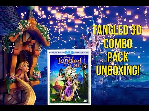 Tangled 3D Blu-ray combo pack Unboxing!