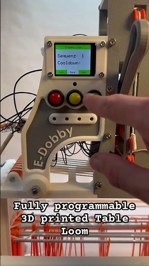 Fully programmable 3D printed Table Loom