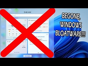 How to COMPLETELY Uninstall Windows 11 Widgets Bar (Tutorial)