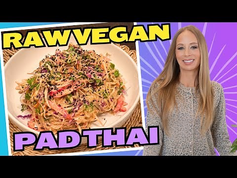 Making My Famous Raw Vegan Pad Thai (Easy & Addictive)