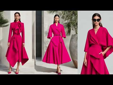 Carolina Herrera Spring/Summer 2026 | Electric Fuchsia & Digital Color Trend