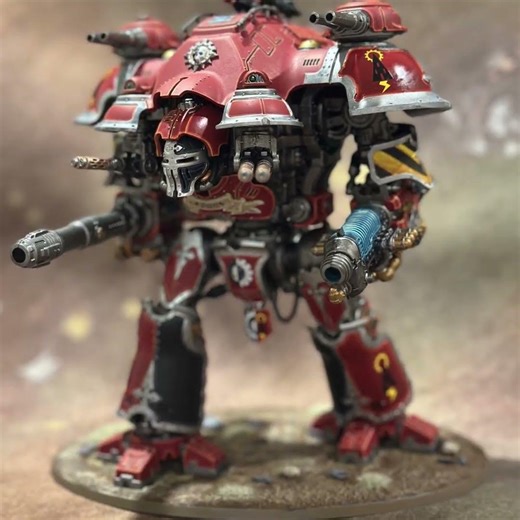 Imperial Knight Dominus House Raven – Pro Painted Warhammer 40,000 Imperial Knights 40k