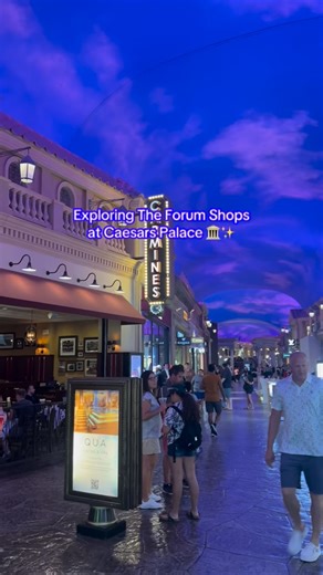 A little POV stroll through The Forum Shops at Caesars Palace — one of Vegas’ most iconic shopping destinations. 🏛️✨ With 160 luxury boutiques, restaurants, and immersive themed spaces, this spot feels like stepping into a Roman-inspired dream (with a sky that never gets dark). You can wander past the Trevi Fountain replica, catch the Fall of Atlantis animatronic show, or just enjoy the stunning architecture between stores. If you’re planning a Vegas trip, add the Forum Shops to your must-see l