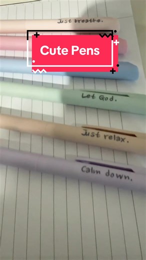 These pens are perfect for when I start writing in my planner 💖 #pen #planner #newyear #tiktokshop #tiktokmademebuyit