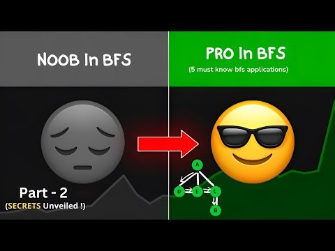 Breadth First Search Algorithm VISUAL Explained | BFS | Cycle Detection, Shortest Path & More Part-2