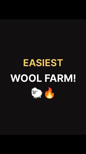 How To Make the Easiest Wool Farm in Minecraft 🐑 | Easy Tutorial!
