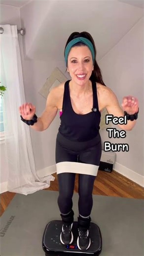 Vibration Plate Cardio Burn | Bands #vibrationplateworkout #vibrationplateexercises #cardioworkout