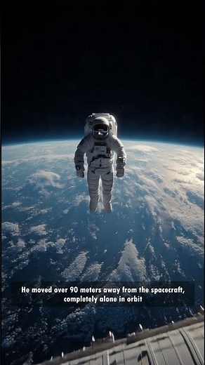The astronaut who floated away in space