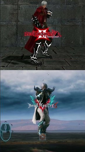 Beowulf vs Balrog fight stance - Dmc3 vs Dmc5 - Dante