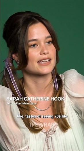 Sarah Catherine Hook of 'The White Lotus' on the '70s and Jenny in 'Forrest Gump'
