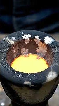 Breaking Milky Quartz #goldreveal #refininggold #goldmelting #satisfyingcontent #satisfying