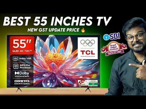 Sale Live🔥Top 5 Best 55 inch 4K QLED TV to Buy in Amazon Great Indian Festival Sale 2025 | TV Offers