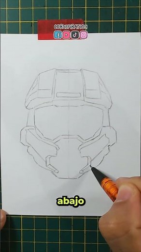 How to draw Master Chief from Halo ✍ #drawing #tutorial #art