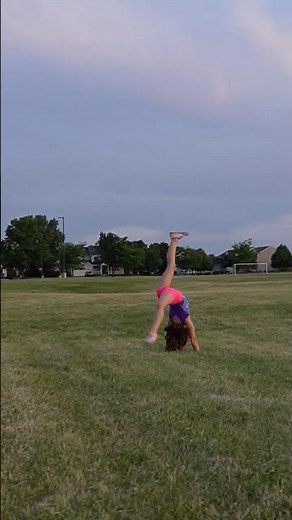 This 7-Year-Old's Round-Off Endurance is INSANE #gymnast #skills #fyp