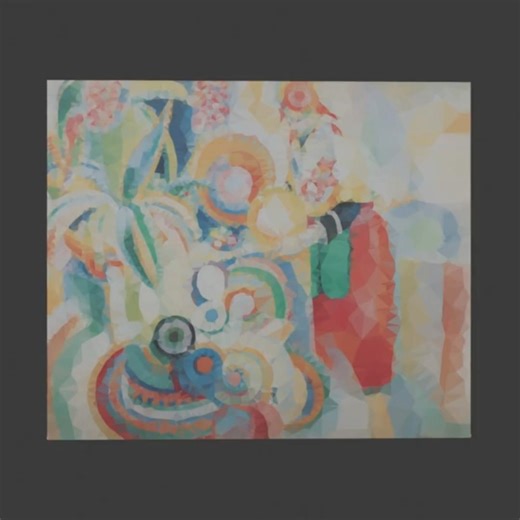 Portuguese Woman | Low Poly Painting Render | #shorts