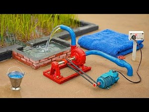 Diy Mini Water Pump Science Project | how water pump works