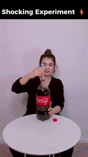 Coke + Mentos = BOOM 😱 #science#scienceshorts #viralshorts