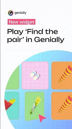Play 'Find the Pair' in Genially!