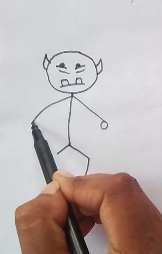 Stick Figure Draw #how #art #figuredrawingforkids