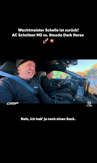 Wachtmeister Schelle: AC Schnitzer BMW M2 vs. Steeda Q767 Dark Horse 🔥👮‍♂️ | GRIP #shorts #new #697