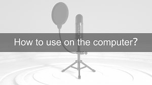 Watch How to use the microphone on computer? on Amazon Live