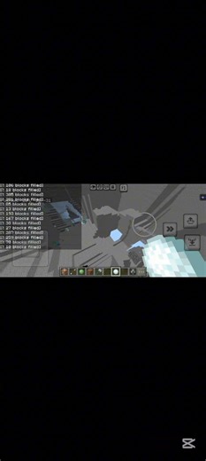 snowball nuke #minecraft #minecraftshorts #gaming #nuke #snow