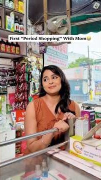 Kyu mummy kyu? Mera to first time tha na😭 #firstperiod #periodshopping #periods #indianmom #comedy