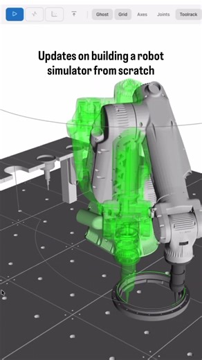 Building a robot simulator from scratch - added a glue dispenser