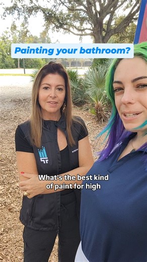Florida folks, you already know—humidity here is no joke! That’s why mold-resistant paint is a must for your bathroom. It helps you beat the moisture battle by: 👉 Stopping mold & mildew before they start, this paint contains additives to stop mold growth that other paints do not have. 👉 Keeping your air (and lungs) healthier. No one likes a stinky bathroom, but even worse is getting sick from it. 👉 Protecting walls from the Florida humidity so your perfect paint job stays perfect and less tim