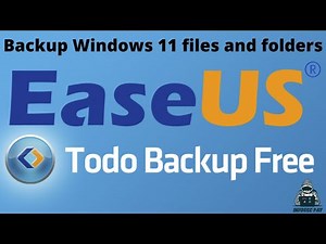 How to backup Windows 11 personal files and folders with EaseUS Backup Step by Step - Video 2021