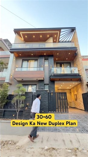 30×60 Design Ka New Duplex Plan | 30×60 Dimension Home Elevation Idea #homedesign #housemap