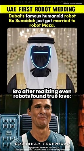 Dubai’s Robot Wedding Is Real? 🤖