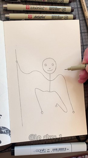 Speed Drawing Stickman Boruto: Two Blue Vortex