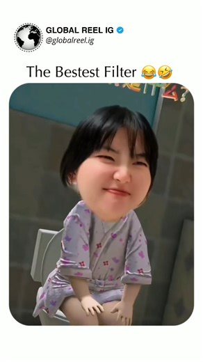 Global Reel IG ™ on Instagram: "The video captures a woman testing a facial distortion effect while gripping someone's hand, with her pained expression syncing perfectly to the background sounds of straining, humorously captioned as a superlative endorsement of the filter's capabilities. , an account sharing viral comedy moments, this clip has garnered 39,700 likes and 718,000 views since November 2025, sparking replies that joke about the partner's "sacrifice" in relatable, meme-like fashion. B