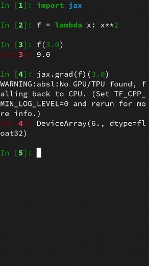 Comparing Automatic Differentiation in JAX, TensorFlow and PyTorch #shorts
