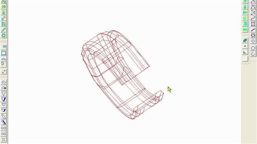 jewelcad珠宝首饰快速成型教程——5.18 V曲线